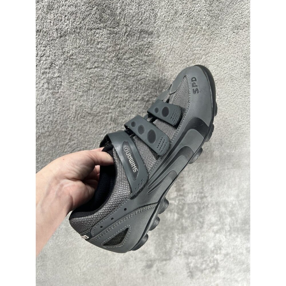SHIMANO SH-M 120G Men’s Size 9 US Strap Cycling Shoes Gray EU 43 Bicycle